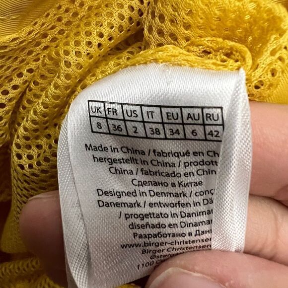 💎 Remain Birger Christensen Moi Skirt Yellow - Picture 5 of 10